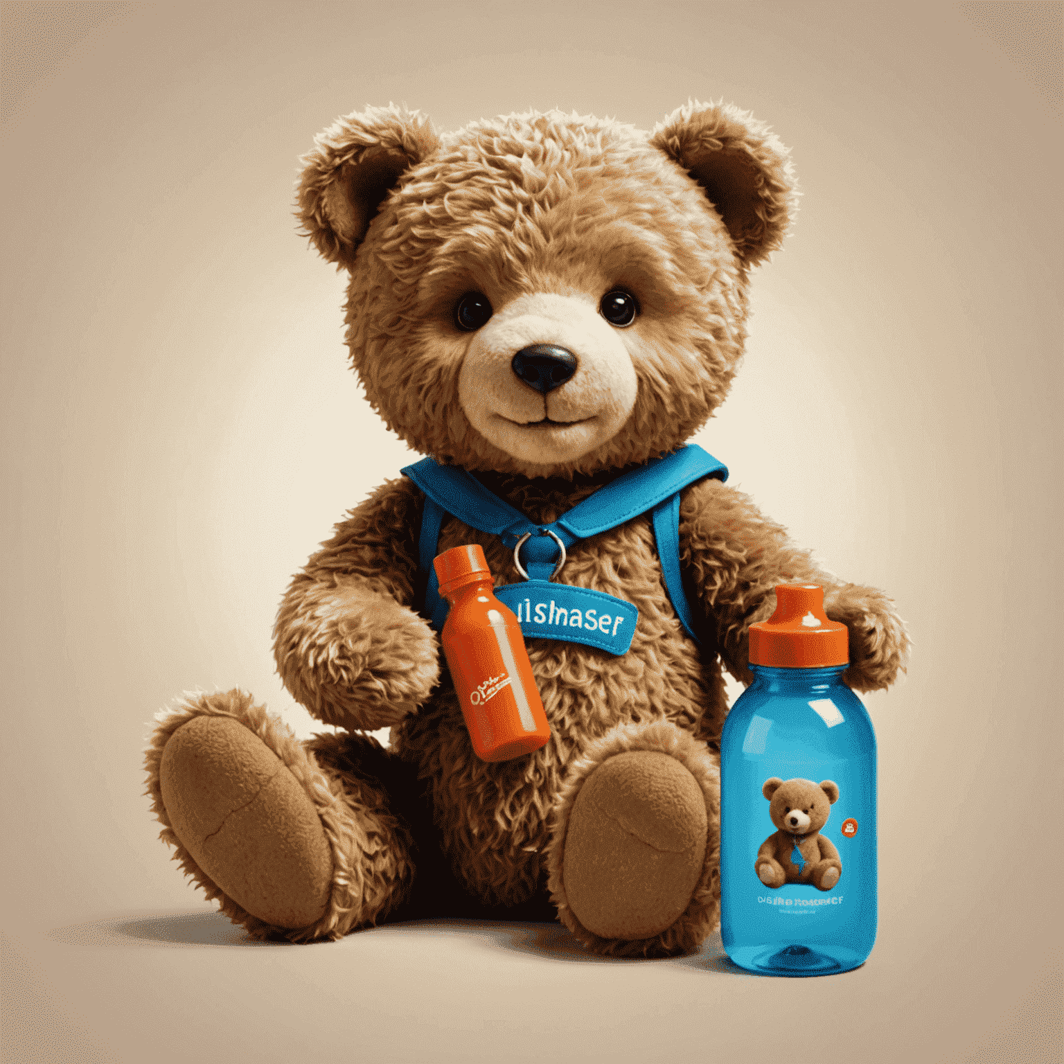 OlienMaster logo featuring a playful teddy bear and feeding bottle