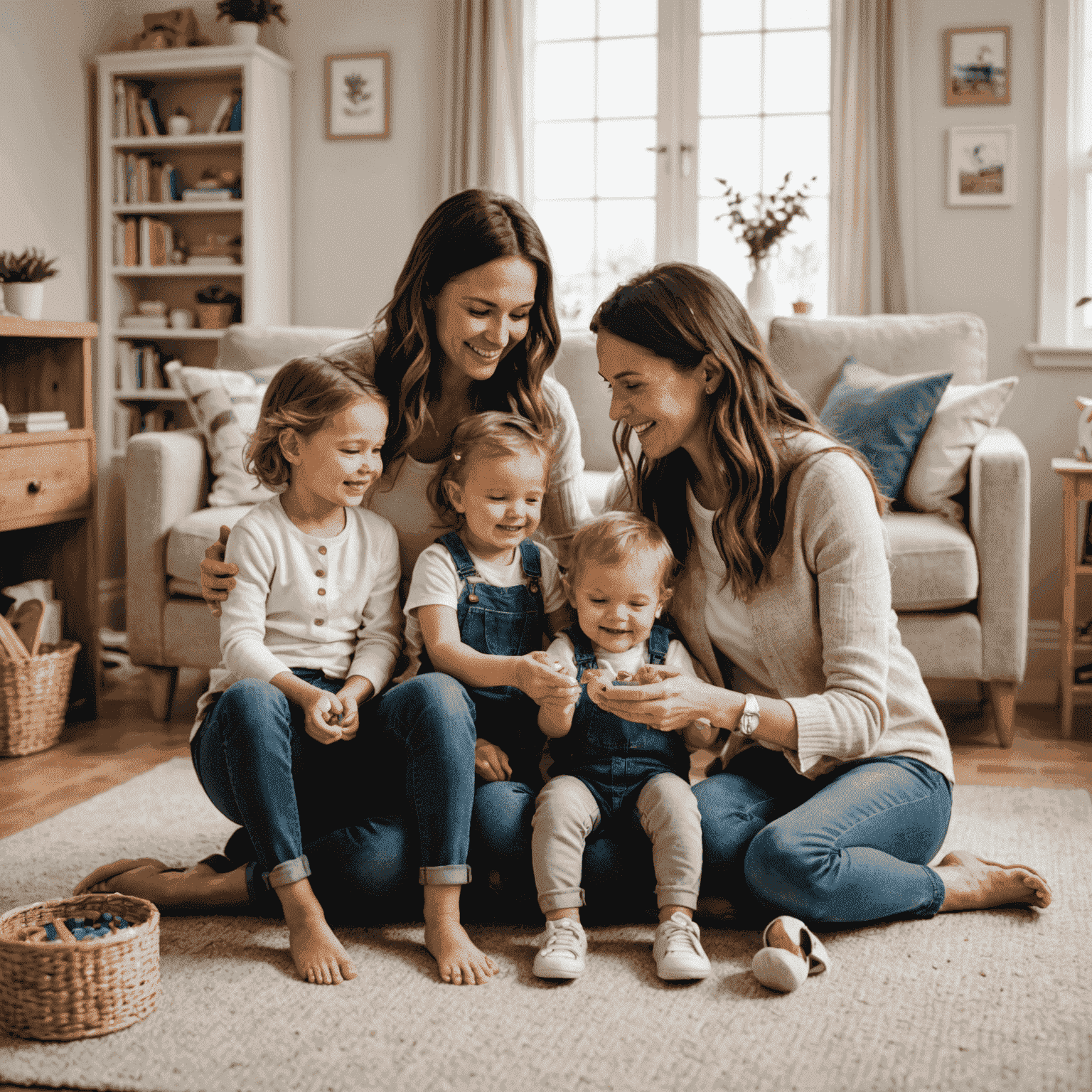 A happy family with their nanny, showcasing the positive impact of a well-matched long-term childcare solution