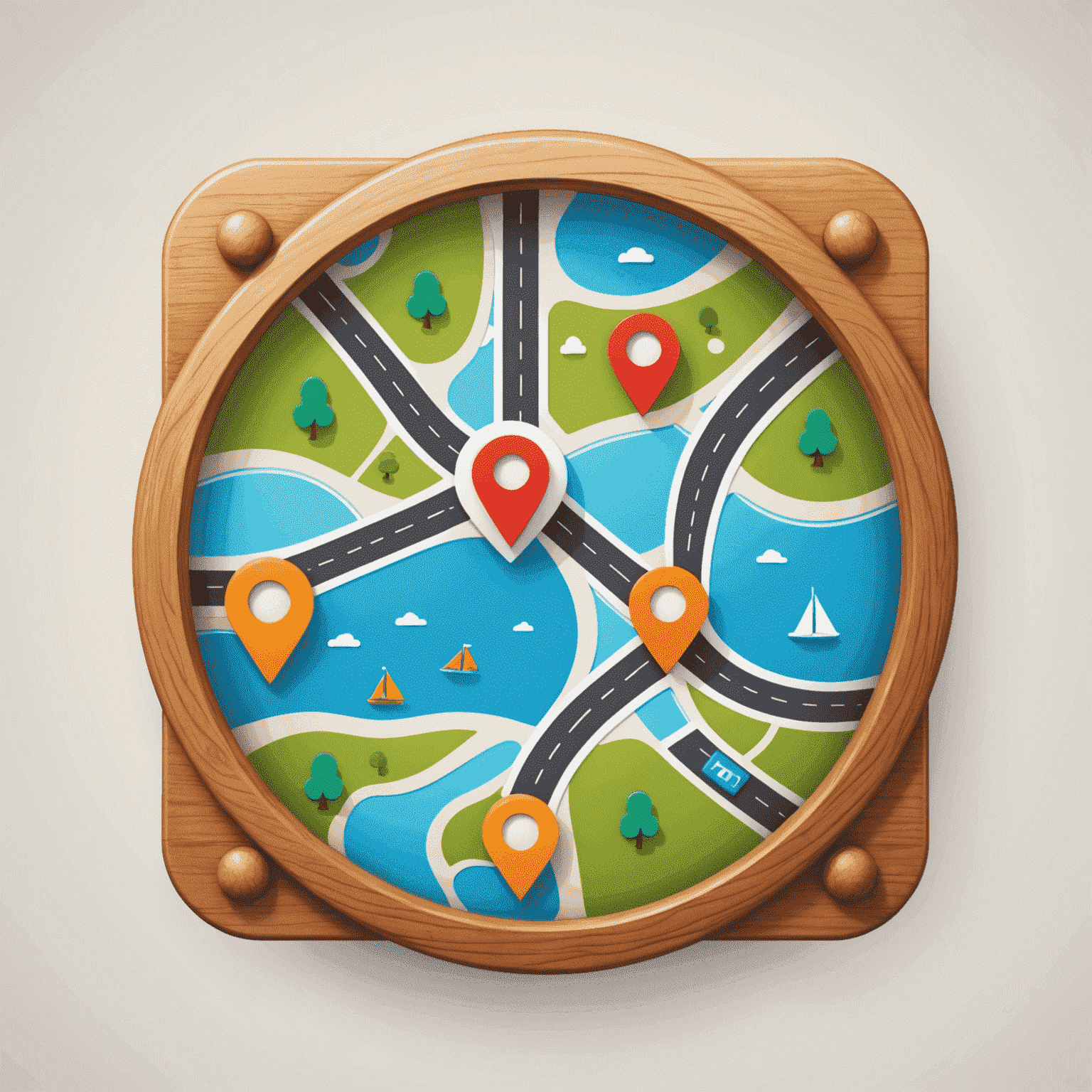 Playful navigation icon