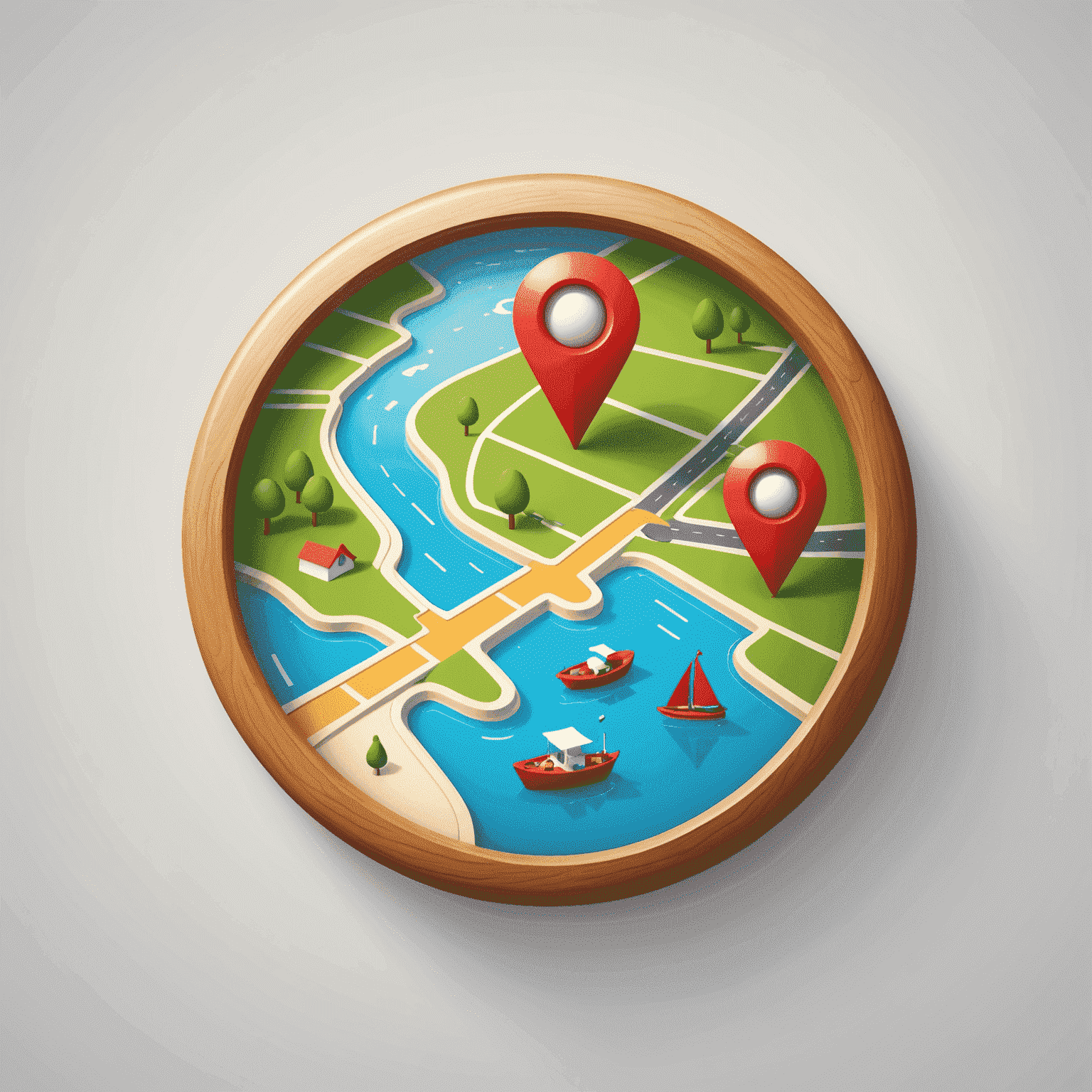 Playful navigation icon